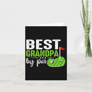 Bester Opa By Par Vatertag Golf Sportliebhaber Karte