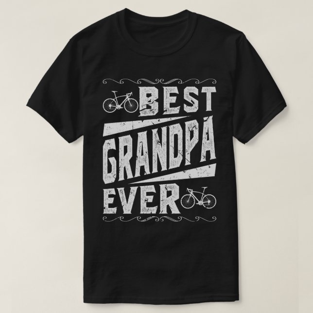 Bester Opa-Cyclist T-Shirt (Design vorne)