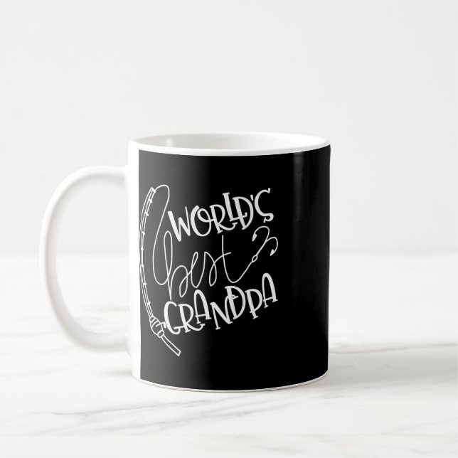Bester Opa der Welt Angeln Herren  Kaffeetasse (Links)