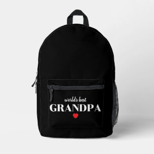 Bester Opa der Welt Eleganter Tag der Großeltern Bedruckter Rucksack