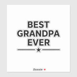 Bester Opa ever Aufkleber