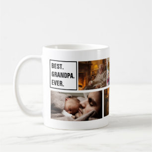 Bester Opa ever Foto-Collage und individueller Tex Kaffeetasse