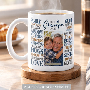 Bester Opa ever Foto-Geschenk Kaffeetasse