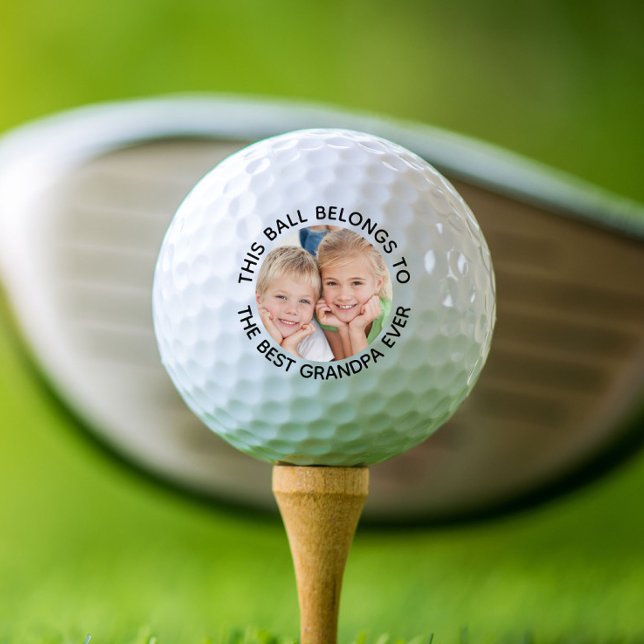 Bester Opa Ever Foto Golfball (Von Creator hochgeladen)