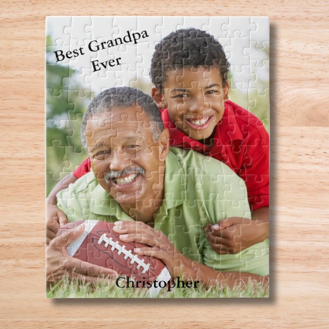 Bester Opa ever Foto Name Puzzle (Von Creator hochgeladen)