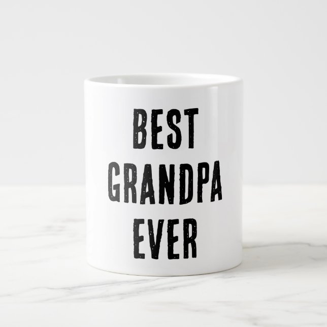 Bester Opa ever  Jumbo-Tasse (Vorderseite)