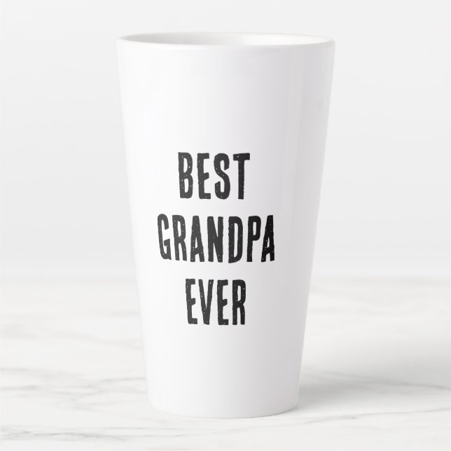 Bester Opa ever  Milchtasse (Vorderseite)