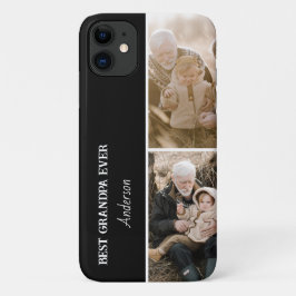 Bester Opa Ever Modern 2-Foto-Collage  Case-Mate iPhone Hülle