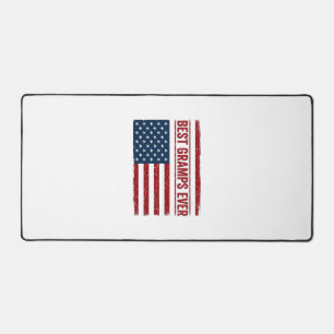 Bester Opa Ever Patriotische Flagge Vektor Design_ Schreibtischunterlage