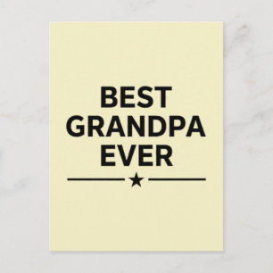 Bester Opa ever Postkarte
