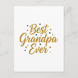 bester Opa ever  Postkarte