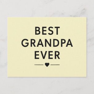 Bester Opa ever Postkarte