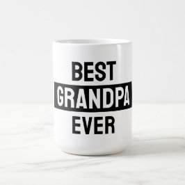 Bester Opa ever Schwarz-Weiß-Tasse Kaffeetasse