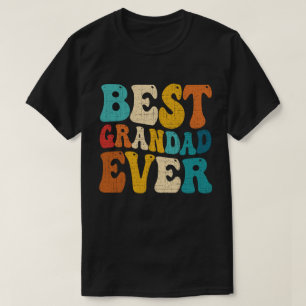Bester Opa Ever Vintage-Opa Vatertag Geschenk T-Shirt