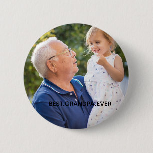 Bester Opa ever Vollfoto individuell  Button