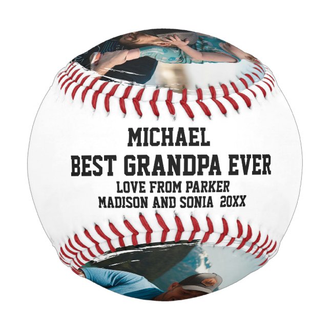 Bester Opa ever zum Vatertag Baseball (Vorderseite)