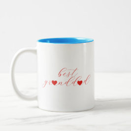 Bester Opa, Geschenk für Großvater, Modern  Zweifarbige Tasse