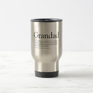 Bester Opa, Großvater, Papa je Definition Reisebecher