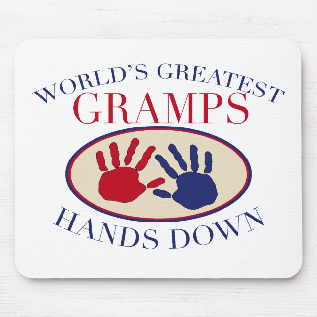 Bester Opa, Hands Down Mousepad (Vorne)