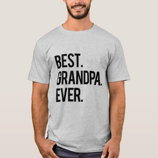 Bester Opa je Phantastischer Großvater T-Shirt (Vorderseite)