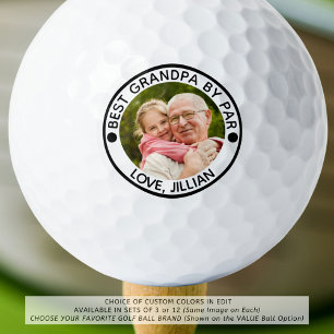 BESTER OPA NACH PAR Foto Personalized Golfball