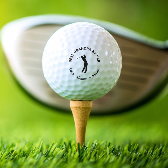 Bester Opa nach Par-Vorstellung Custom Golfball (Best Grandpa By Par Custom Golf Balls)