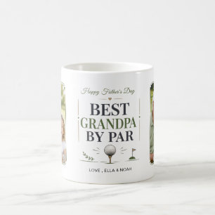 Bester Opa Par Excellence in Sagegrün Golf Zwei Fo Kaffeetasse
