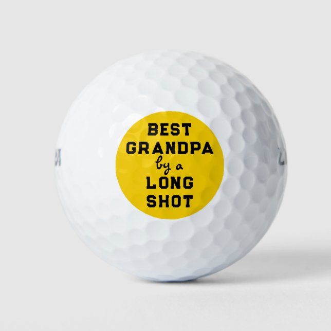 Bester Opa-Spaß Golfball (Vorderseite)