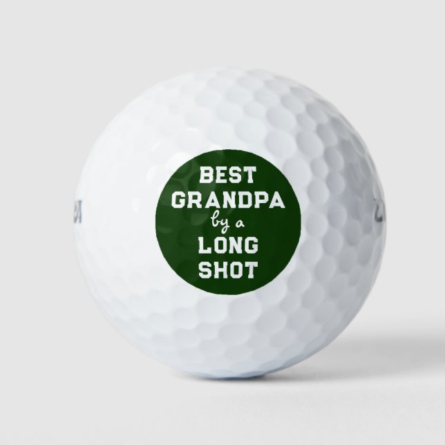 Bester Opa-Spaß Golfball (Vorderseite)