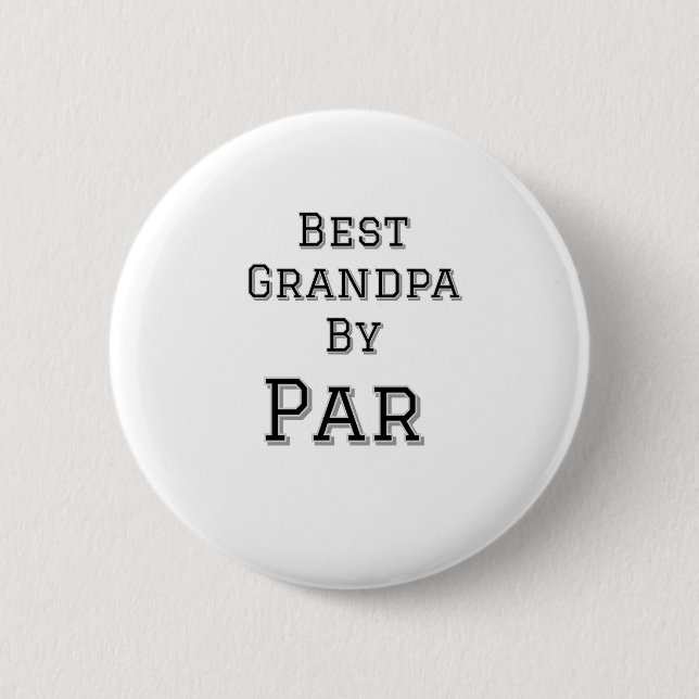 Bester Opa von Par einfache Vater Großvater Gi Button (Vorderseite)