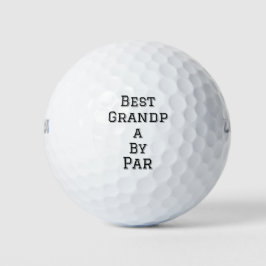 Bester Opa von Par einfache Vater Großvater Gi Golfball