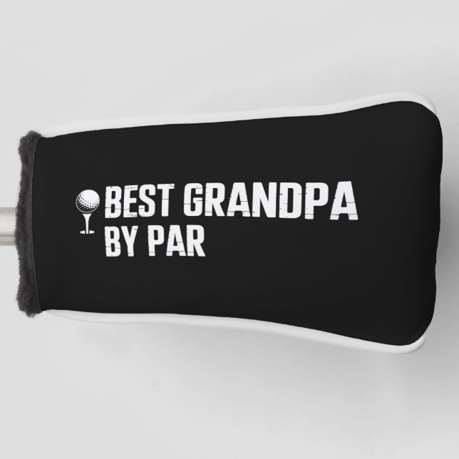 Bester Opa von Par Golf Geschenk Humor Sarkasmus L Headcover (Vorderseite)
