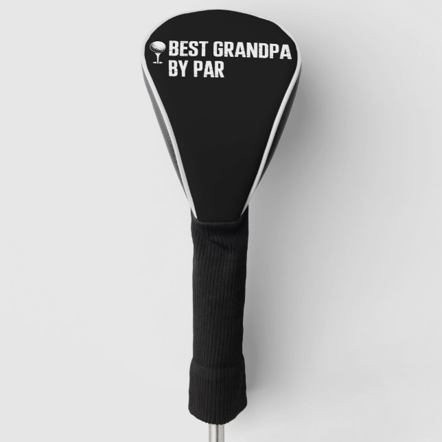 Bester Opa von Par Golf Geschenk Humor Sarkasmus L Headcover (Vorderseite)