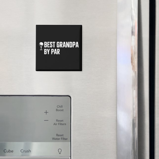 Bester Opa von Par Golf Geschenk Humor Sarkasmus L Magnet (In Situ (Kühlschrank))