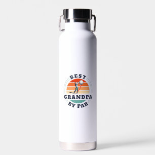 Bester Opa von Par Vatertag Retro Daddy Custom Trinkflasche