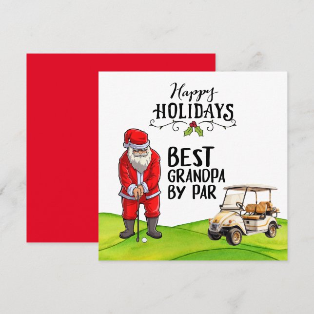 Bester Opa von Par zu Weihnachten mit dem Weihnach (Vorne/Hinten)