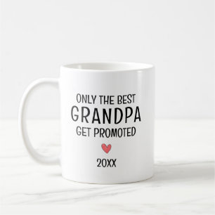 Bester Opa wird befördert – Personalisiertes Jahr Kaffeetasse