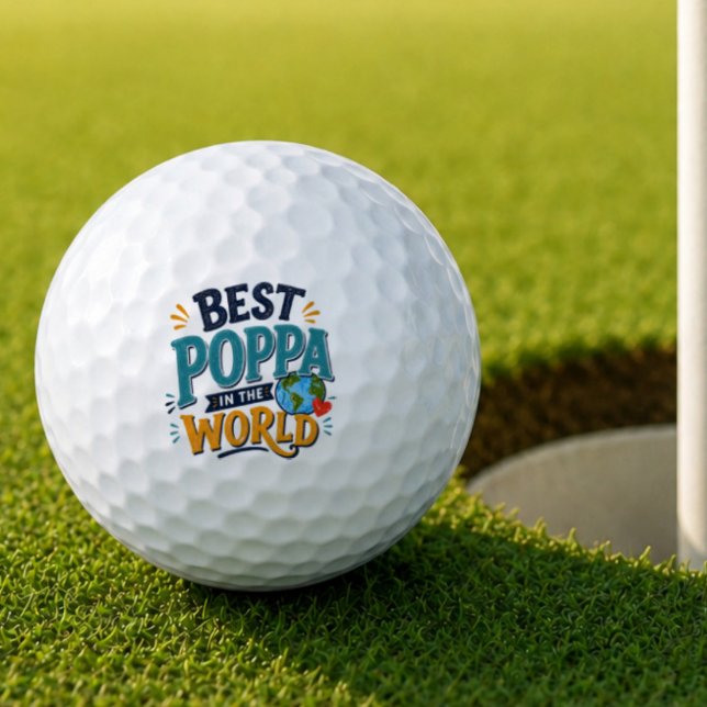 Bester Oppa der Welt Golfball (Von Creator hochgeladen)