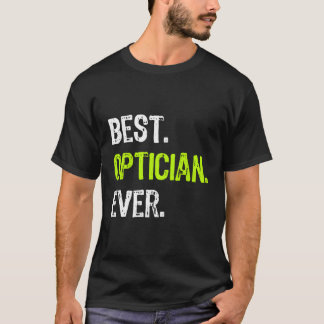 Bester Optimiker je lustiges Geschenk zu Weihnacht T-Shirt