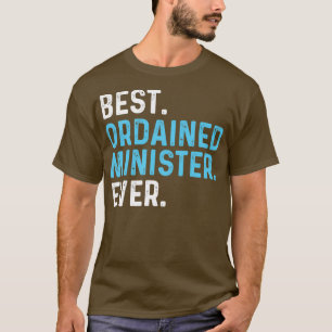 Bester ordinierter Minister je Hochzeitsoffizier M T-Shirt