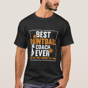 Bester Paintball-Trainer für das Paintballer Team T-Shirt