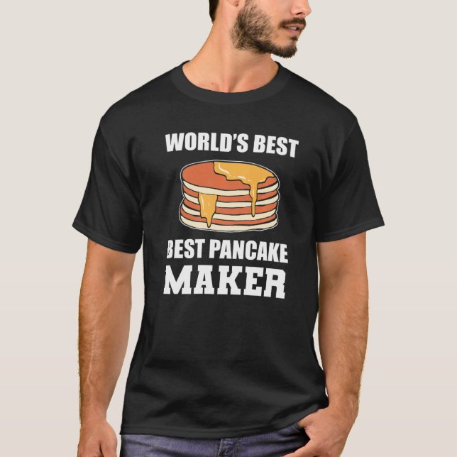 Bester Pancake Maker Pancake T-Shirt (Vorderseite)