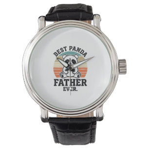 Bester Panda-Vater Aller Zeiten Vintage-Panda-Shir Armbanduhr