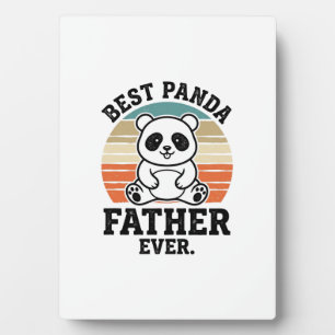 Bester Panda-Vater Aller Zeiten Vintage-Panda-Shir Fotoplatte