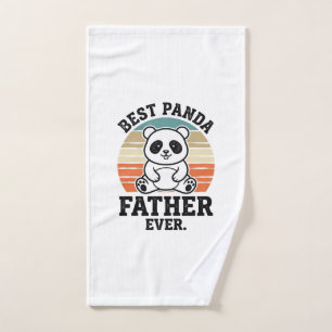Bester Panda-Vater Aller Zeiten Vintage-Panda-Shir Handtuch