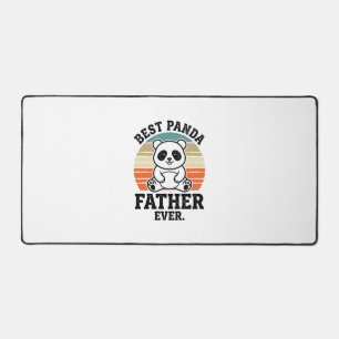 Bester Panda-Vater Aller Zeiten Vintage-Panda-Shir Schreibtischunterlage