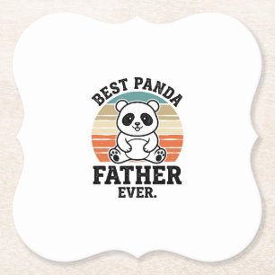 Bester Panda-Vater Aller Zeiten Vintage-Panda-Shir Untersetzer