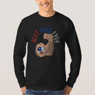 Bester Papa Aller Chilenischer Vater Vatertag Vint T-Shirt