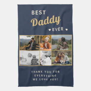 Bester Papa Aller Familie Vatertag 6 Fotos  Geschirrtuch