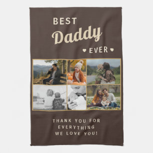 Bester Papa Aller Familien Vatertag 6 Foto  Geschirrtuch